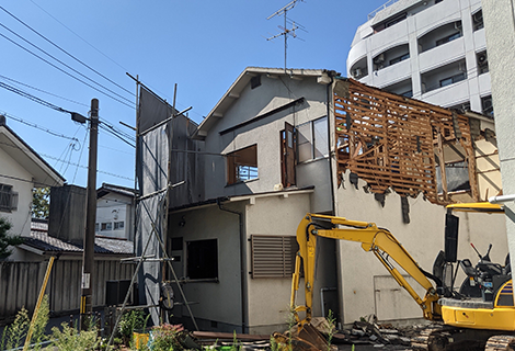 住宅・納屋・物置などの解体